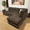 Bruce 2-Piece Sectional Sofa with Chaise - Brown