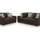 Midnight-Madness Sofa and Loveseat
