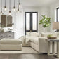 Elyza Linen 3-Piece Sectional with Chaise