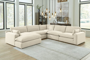 Elyza 5-Piece Sectional with LAF Chaise