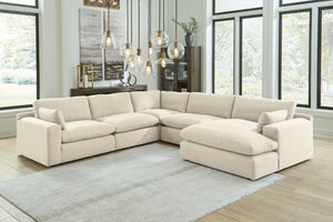 Elyza 5-Piece Sectional with RAF Chaise