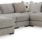 Aslan Court Sectional with Chaise