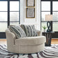 Calnita Oversized Swivel Accent Chair