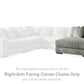 Lindyn Sectional with Chaise