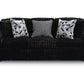 Midnight-Madness Sofa and Loveseat