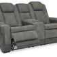 Next-Gen DuraPella Power Reclining Loveseat with Console