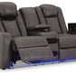 Fyne-Dyme Power Reclining Loveseat with Console
