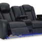 Fyne-Dyme Power Reclining Loveseat with Console