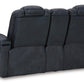 Fyne-Dyme Power Reclining Loveseat with Console