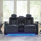 Fyne-Dyme Power Reclining Loveseat with Console