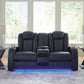 Fyne-Dyme Power Reclining Loveseat with Console