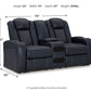 Fyne-Dyme Power Reclining Loveseat with Console