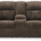 Frohn Reclining Loveseat with Console