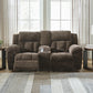 Frohn Reclining Loveseat with Console