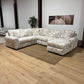 Monroe Fluffy U-Shape Sectional - Upgraded Seats