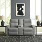 Gauntlet Reclining Loveseat with Console