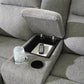 Gauntlet Reclining Loveseat with Console