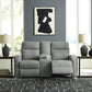Gauntlet Reclining Loveseat with Console