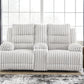 Rhines Falls Power Reclining Loveseat with Console