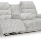 Rhines Falls Power Reclining Sofa with Drop Down Table