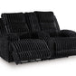 Rhine Falls Reclining Loveseat with Console