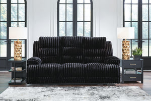 Rhine Falls Power Reclining Sofa with Drop Down Table