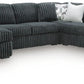 Midnight-Madness 4-Piece Sectional with Chaise