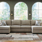 Newellen Sectional with Double Chaise