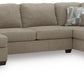Newellen Sleeper Sectional with Chaise