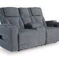 Studio Cave Power Reclining Loveseat with Console