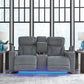 Studio Cave Power Reclining Loveseat with Console