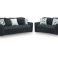Midnight-Madness Sofa and Loveseat