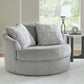 Casselbury Oversized Swivel Accent Chair