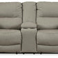 Next-Gen Gaucho Reclining Loveseat with Console