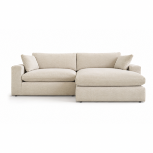 Siena 2-Piece Linen Modular Sofa Chaise