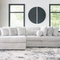 Cuddle Plush Sectional with Chaise