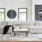 Cuddle Plush Sectional with Chaise