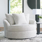 Cuddle Plush Oversized Swivel Accent Chair