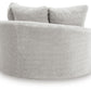 Cuddle Plush Oversized Swivel Accent Chair
