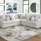 Cuddle Plush Sectional