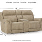 Next-Gen DuraPella Power Reclining Loveseat with Console