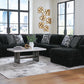Midnight-Madness 4-Piece Sectional with Chaise