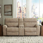Next-Gen DuraPella Power Reclining Sectional Loveseat with Console