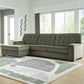Caspian-Town Sectional with Chaise
