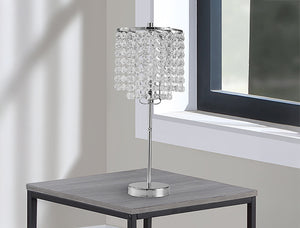 Chrome Table Lamp 19 H