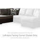Castille Way Sectional with Chaise