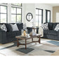 Midnight-Madness Sofa and Loveseat