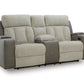 WhipLash Power Reclining Loveseat with Console