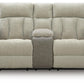 WhipLash Power Reclining Loveseat with Console