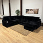Monroe Fluffy U-Shape Sectional - Upgraded Seats